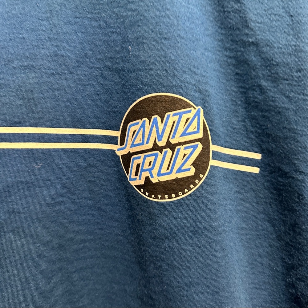 Santa Cruz Skateboards Blue Long Sleeve Shirt - Picture 4 of 6